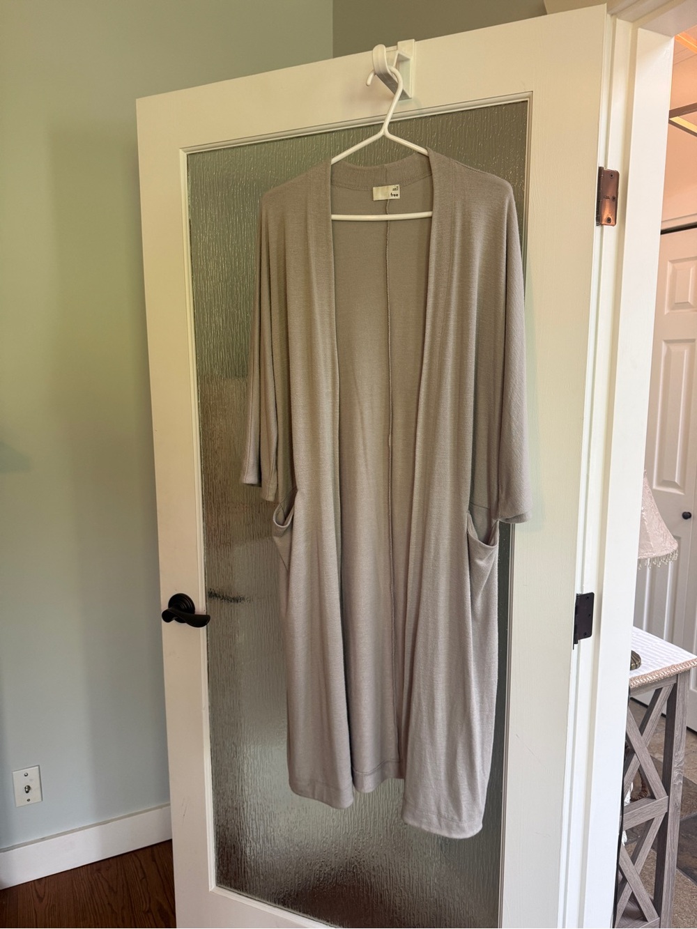 Wilfred Free (Aritzia) Light Gray-Almost Lilac Women's Duster Cardigan